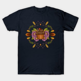 Autumnal chocolate cupcake T-Shirt